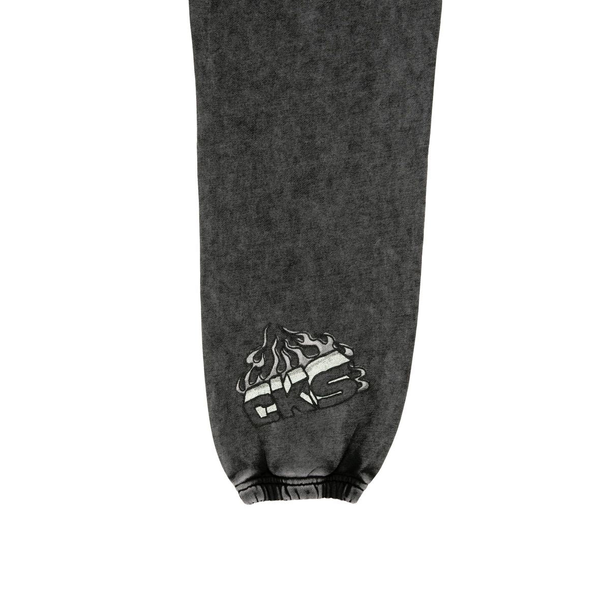 Heaven Can Wait Reaper Fleece Sweatpant With Engineered Screenprint