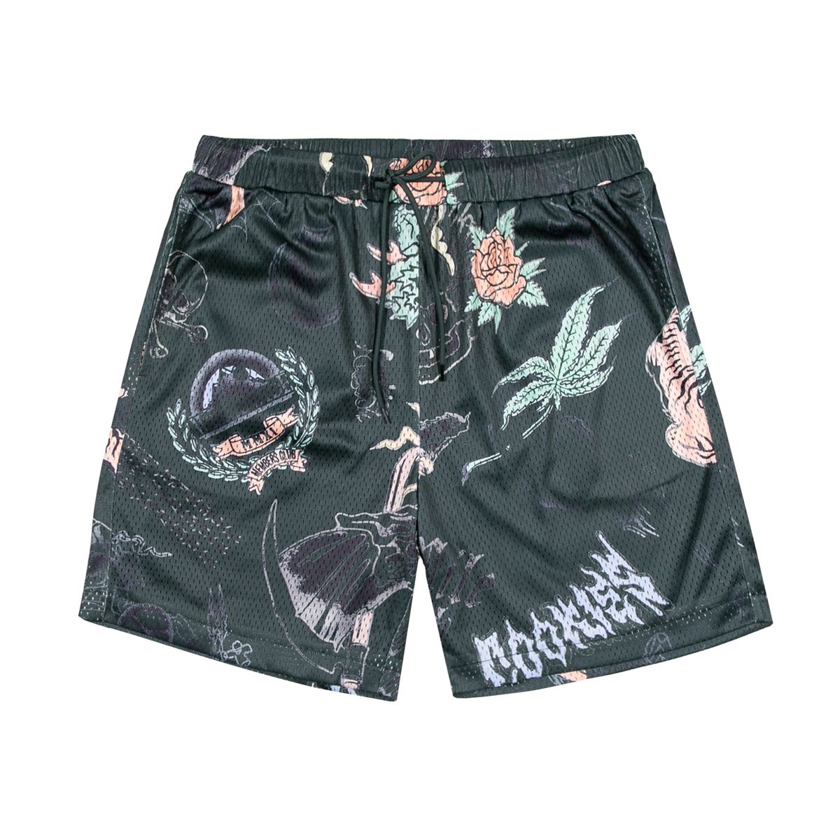 Heaven Can Wait Vaca All Over Print Mesh Short
