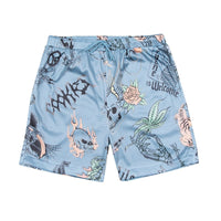 Heaven Can Wait Vaca All Over Print Mesh Short