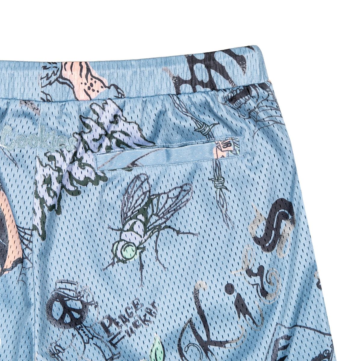 Heaven Can Wait Vaca All Over Print Mesh Short