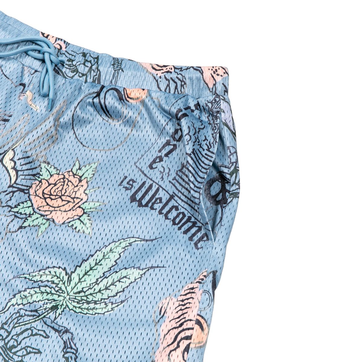 Heaven Can Wait Vaca All Over Print Mesh Short