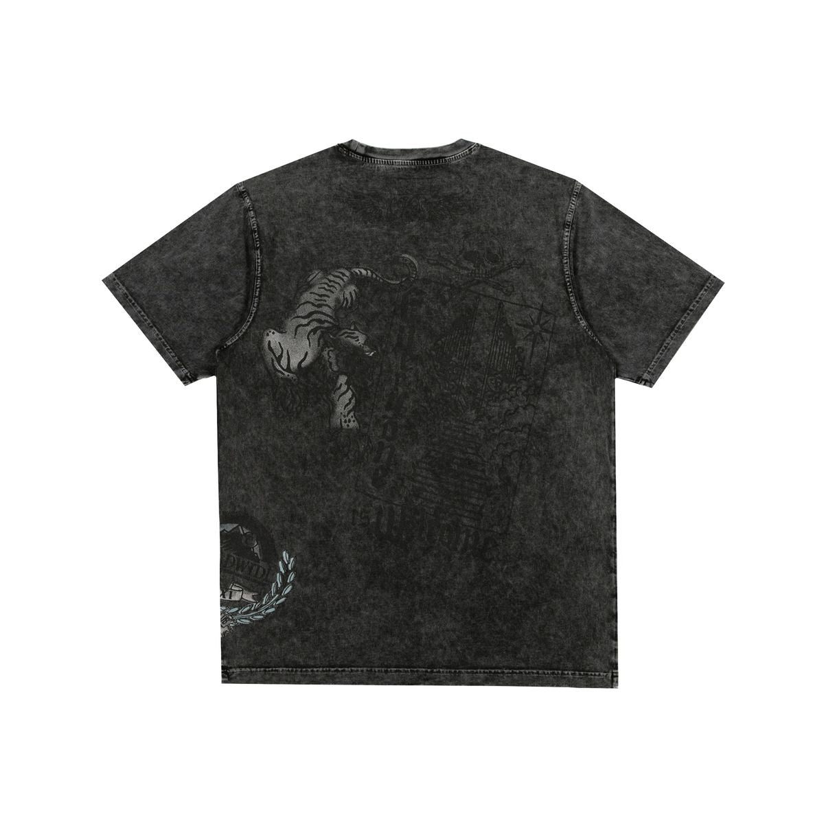 Heaven Can Wait Diss Placement SS Knit With Engineered Screenprint