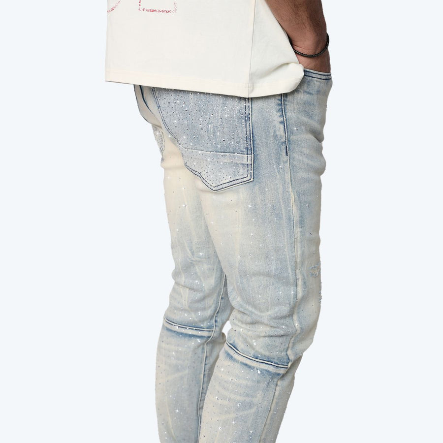 ALL RHINESTONE JEAN