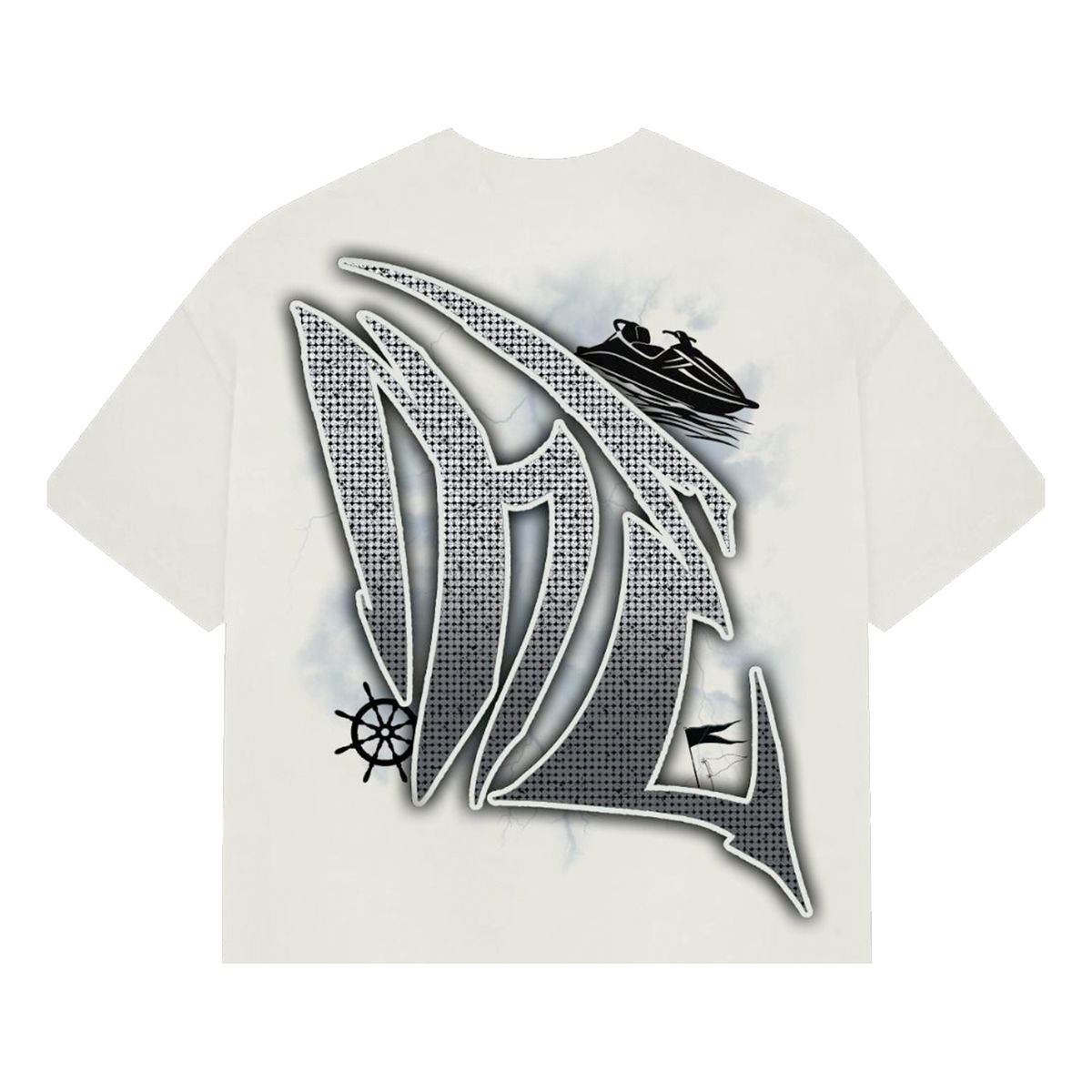 'Jetski' Rhinestone Tee