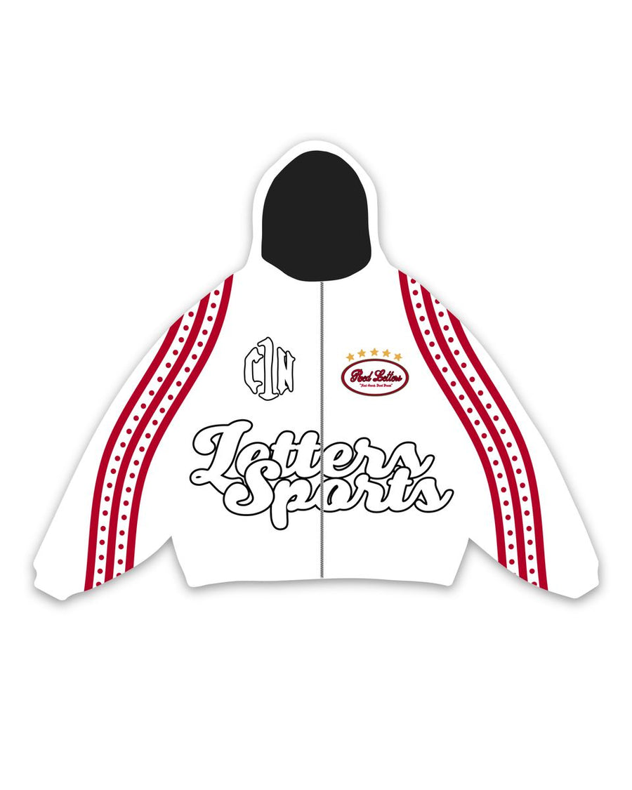 C1N x RL Zip Up - White