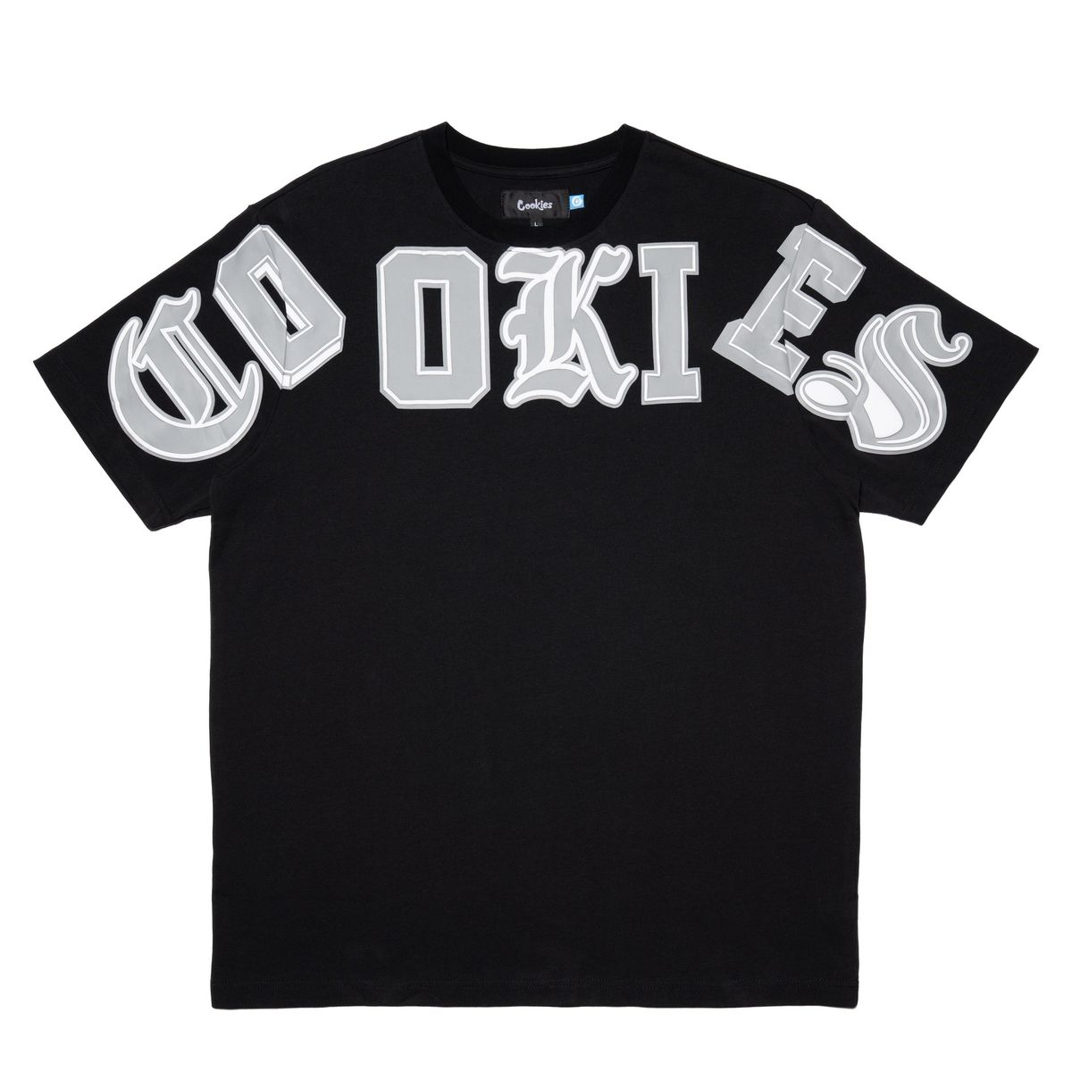 Cookies Athletics Mixed SS Knit BLACK (CM261KST06)