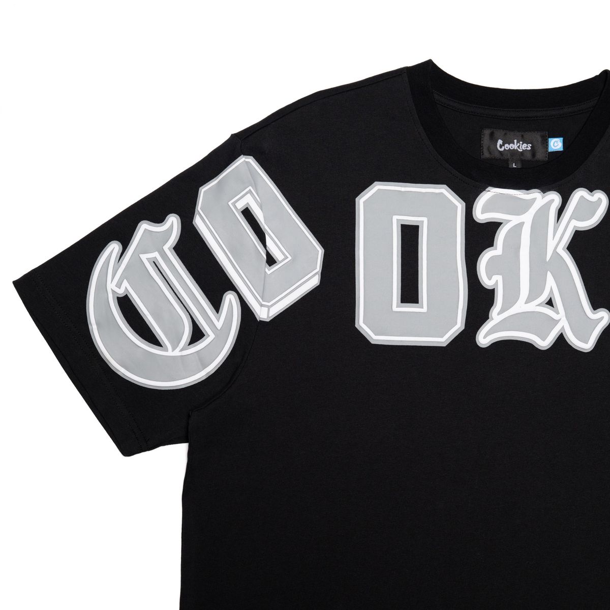 Cookies Athletics Mixed SS Knit BLACK (CM261KST06)
