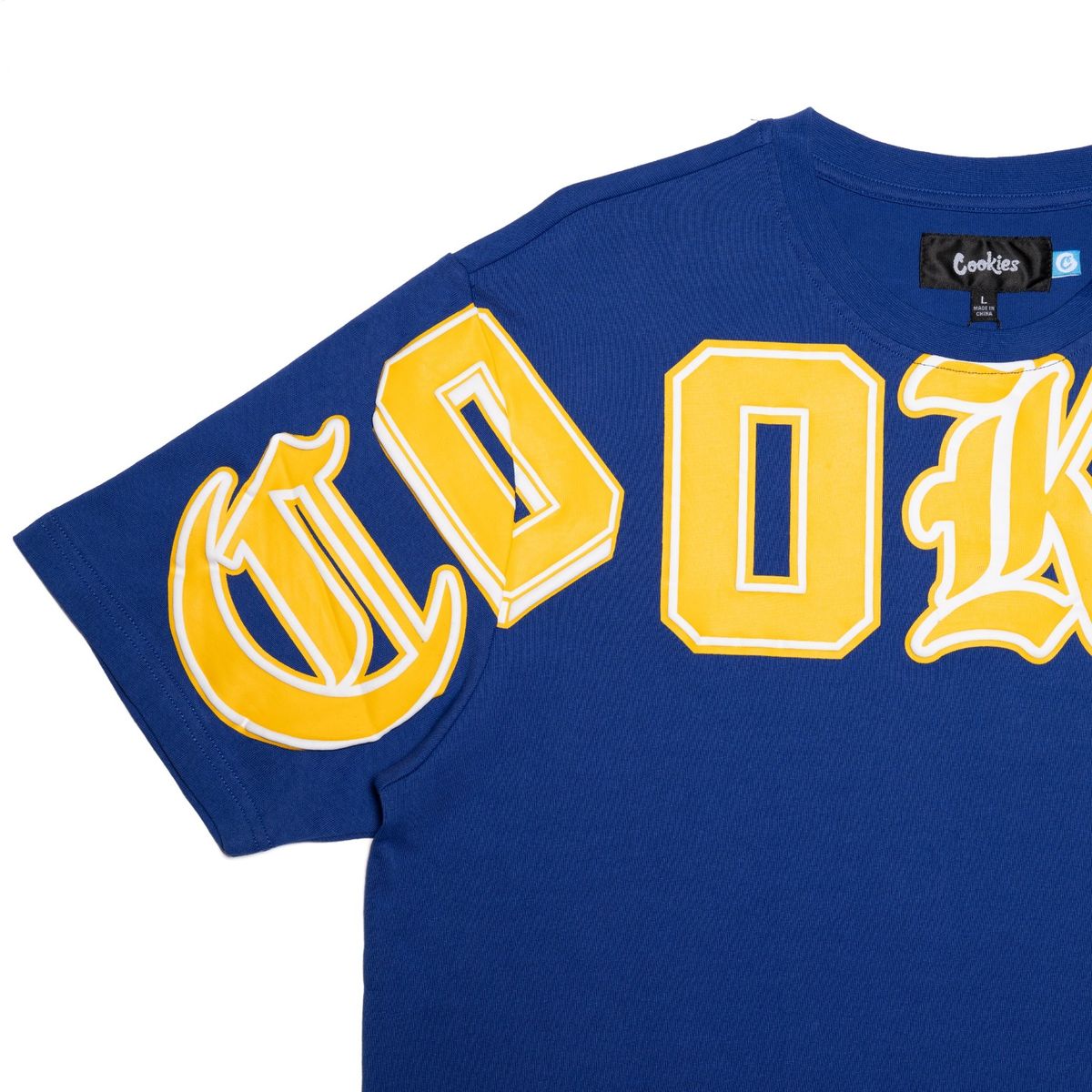 Cookies Athletics Mixed SS Knit blue (CM261KST06)