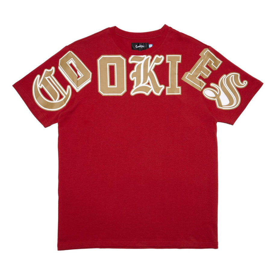 Cookies Athletics Mixed SS Knit RED (CM261KST06)