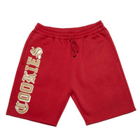 Cookies Athletics Red Fleece Shorts - Premium Streetwear Sweat Shorts CM261BKS03
