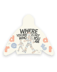 Where U Are Scattered Zip Up Cream