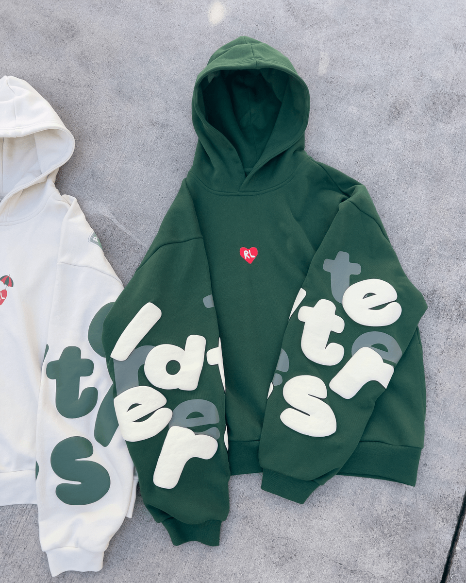 Copy Me Scattered Hoodie Green