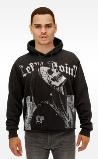 Left Point Hoodie Black W25-1102