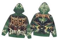 Rage full zip hoodie ST1616-DKG