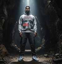 Stray industries full zip hoodie ST1607-VGY