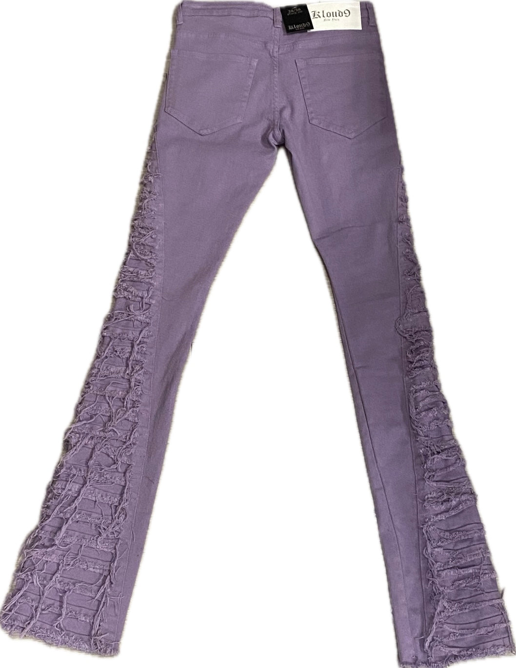 MEN’S KLOUD9 STACKED FIT LAVENDER JEANS