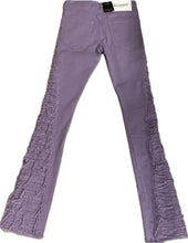Load image into Gallery viewer, MEN’S CLOUD 9 STACKED FIT LAVENDER JEANS