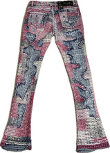 Load image into Gallery viewer, MEN’S WAIMEA STACKED FIT REDPATCHWORKPRT JEANS
