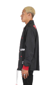 JOSH Men's premium crispy nylon long sleeve coach jacket’s