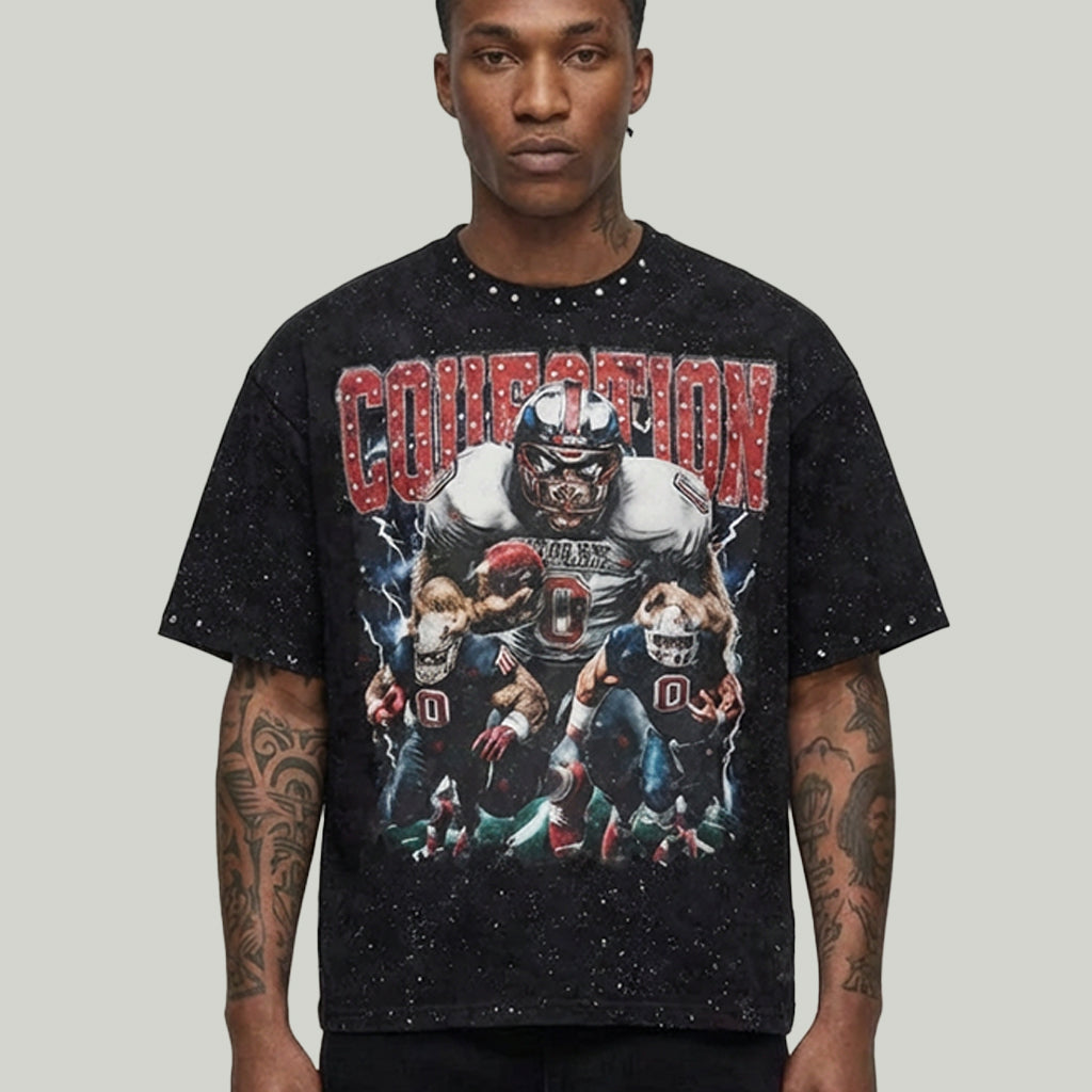 BKYS Double Zero Black Cropped Shirt - Urban Streetwear T1503