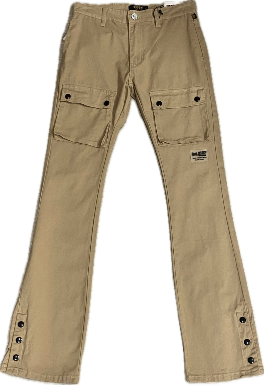 MEN’S KLEEP STACKED FIT BRUN JEANS