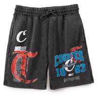 Cookies Champion Only Fleece Shorts Washed Black CM261BKS02
