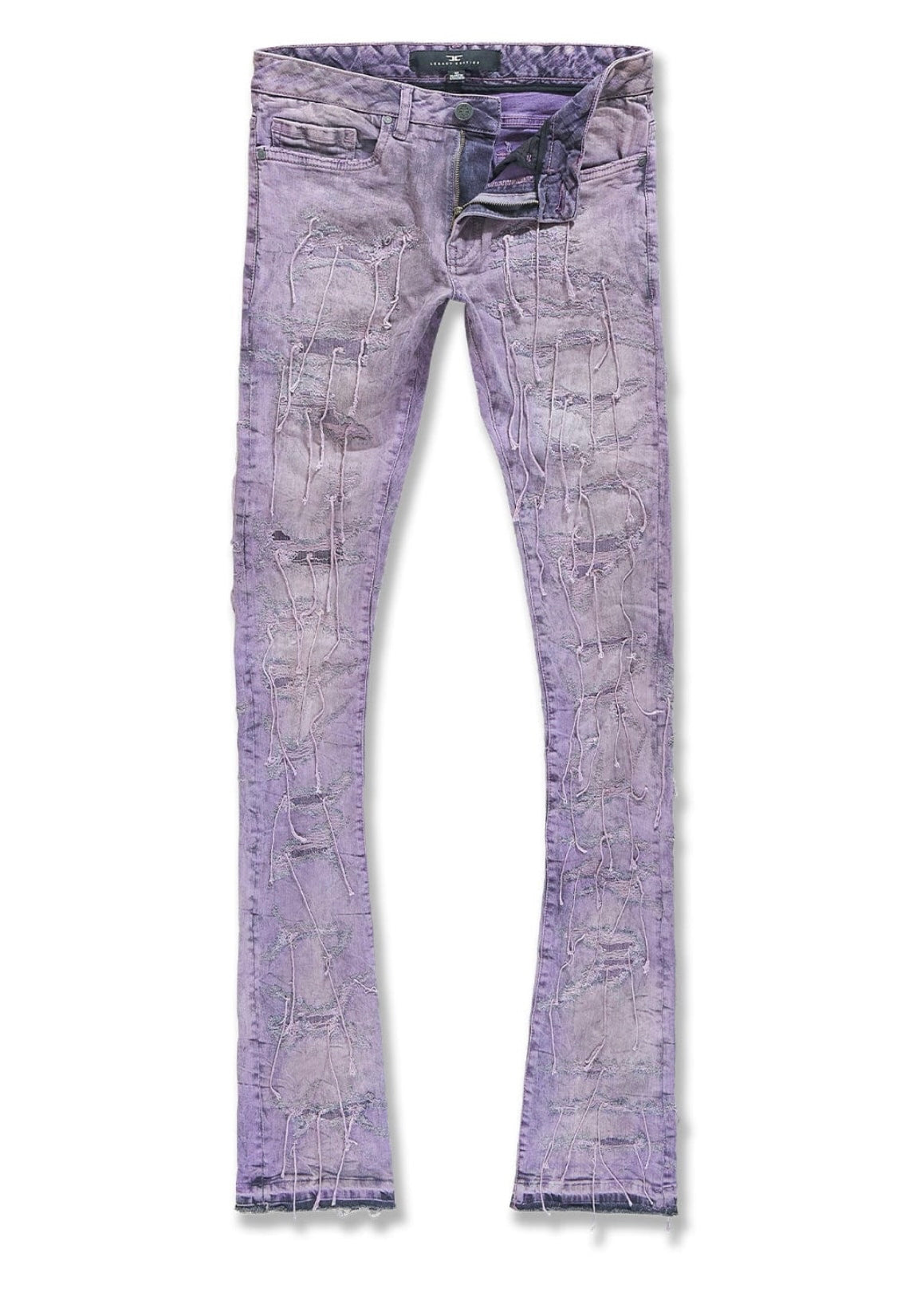 JORDAN CRAIG MARTIN STACKED - WILDER DENIM (LILAC) JEANS