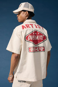 The Re-Up Mechanic Shirt BLACK , Bone 2058