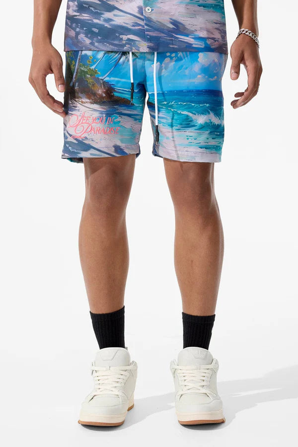 Retro - Wanderlust Party Shorts(Clearwater)