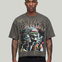 BKYS CROPPED SHIRT T1434 GREY