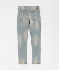 Pearls Chain Denim Jeans - Dark Blue