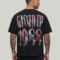 BKYS Gassed Up Black Cropped Shirt - Bold Streetwear T1533