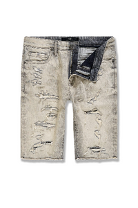 OG - ARLINGTON DENIM SHORTS Bone White