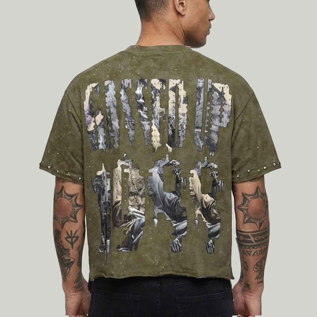 BKYS Gassed Up Peppermint Cropped Shirt - Fresh Streetwear T1533