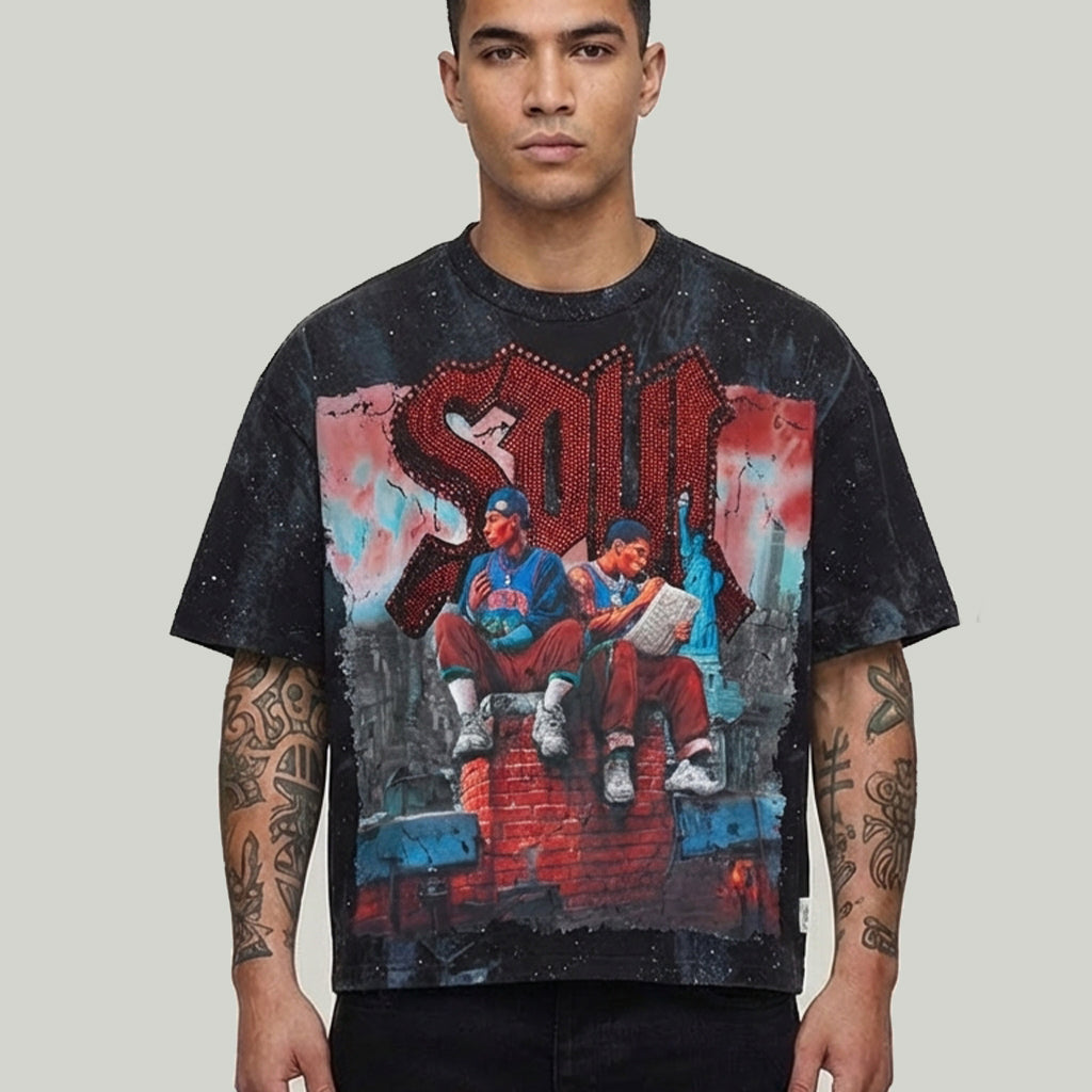 Soul Corp Shirt T1438 Black