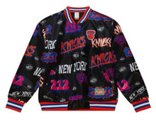 Load image into Gallery viewer, NBA SLAP STICKER REVERSIBLE
JACKET KNICKS