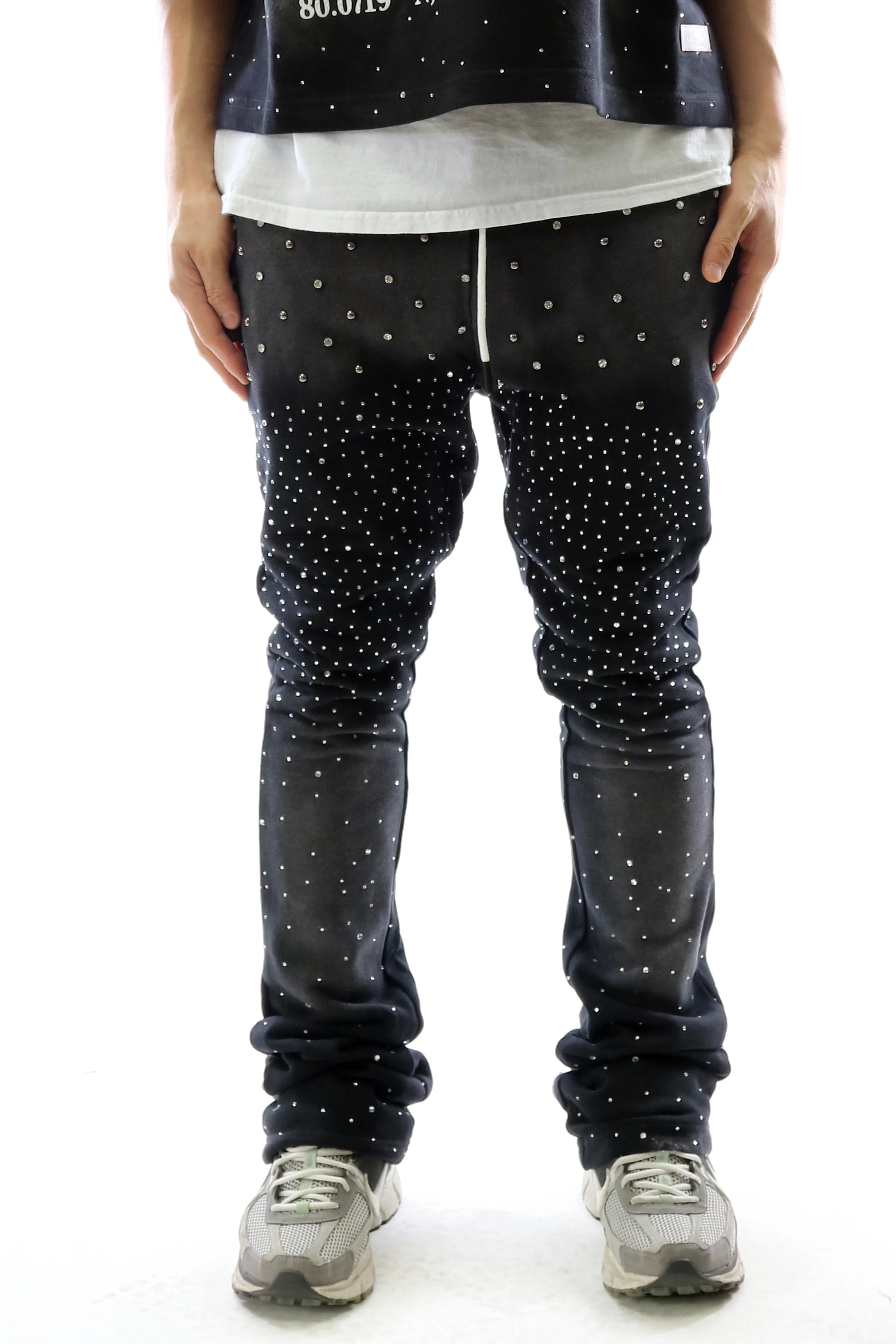 ZICORN Washed French Terry Stacked Jogger Pants KMP-7200