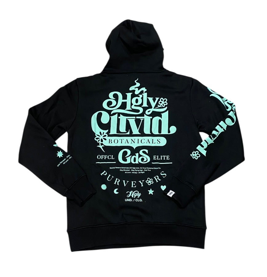 HOODIE UNDRTD PULLOVER UF5606 BLACK/BLUE