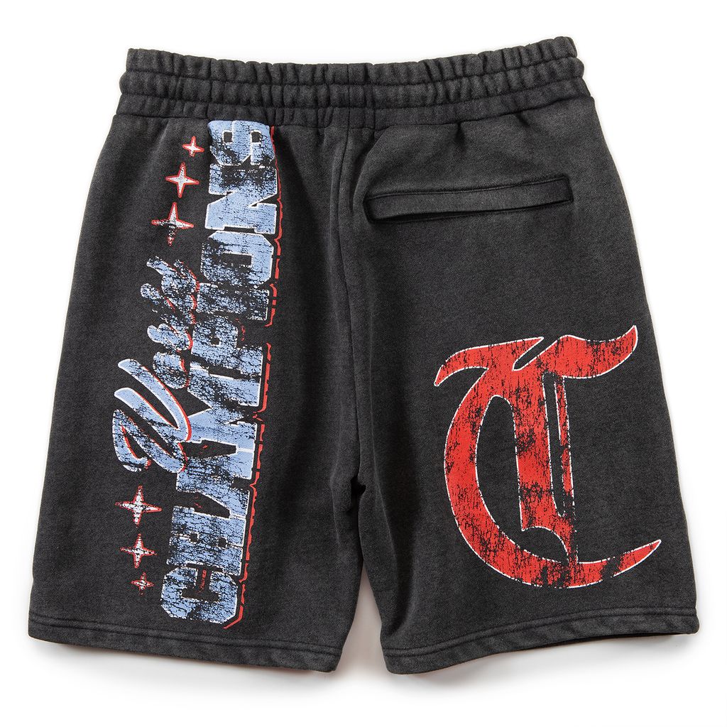 Cookies Champion Only Fleece Shorts Washed Black CM261BKS02