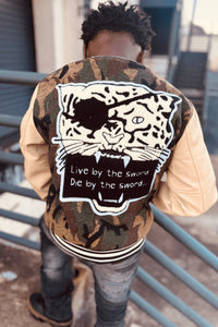 LIFE OF VICE VARSITY JACKET (VINTAGE CAMO) 91656 available in mens