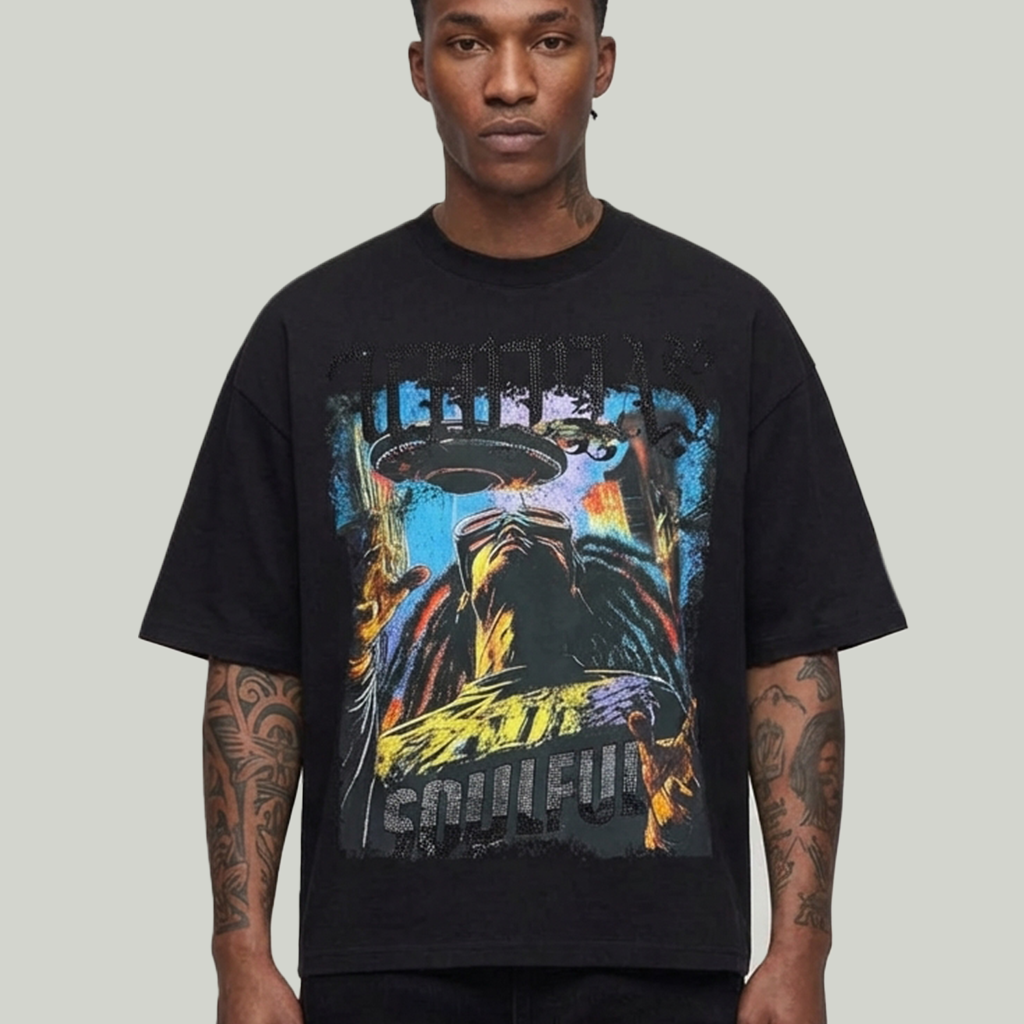 BKYS cropped Tshirt Black T1361