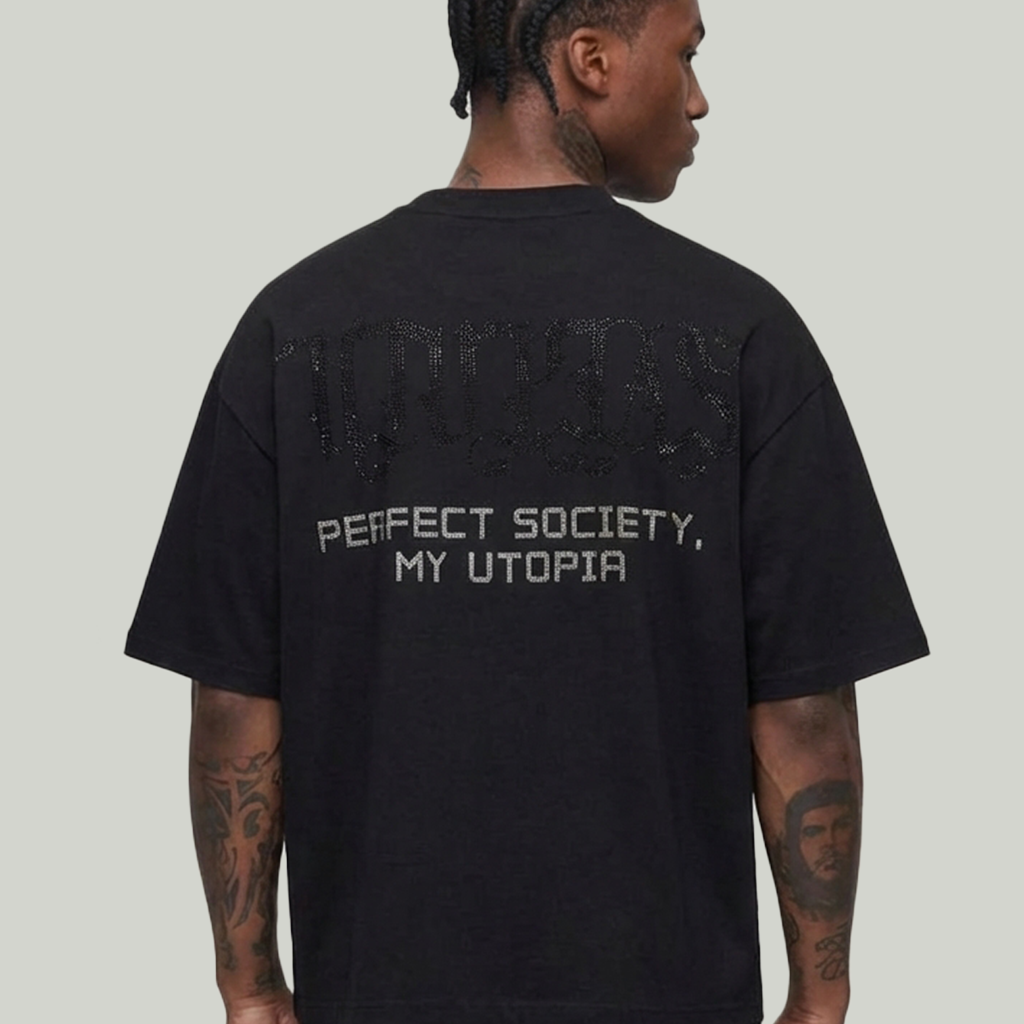 BKYS cropped Tshirt Black T1361