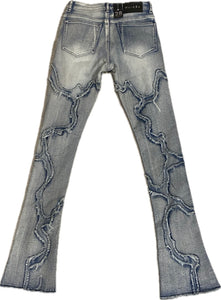 MEN’S WAIMEA STACKED FIT BLUE WASH JEANS