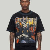 Get Lost Cropped T-Shirt Black T1391