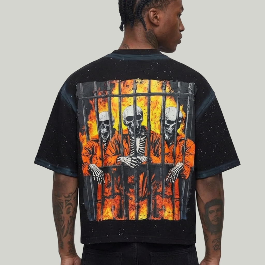 Get Lost Cropped T-Shirt Black T1391