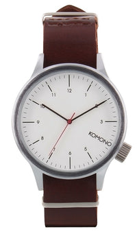 Komono Silver Burgundy
