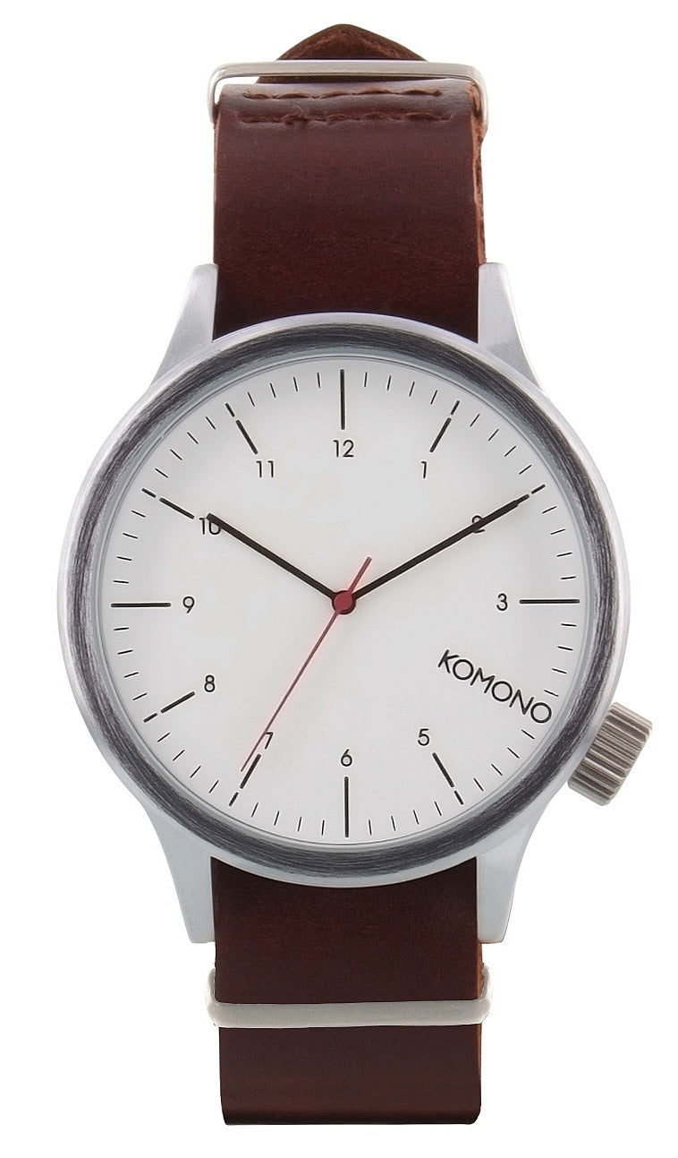 Komono Silver Burgundy