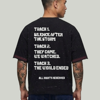 Dooms Day cropped shirt Black  T1455
