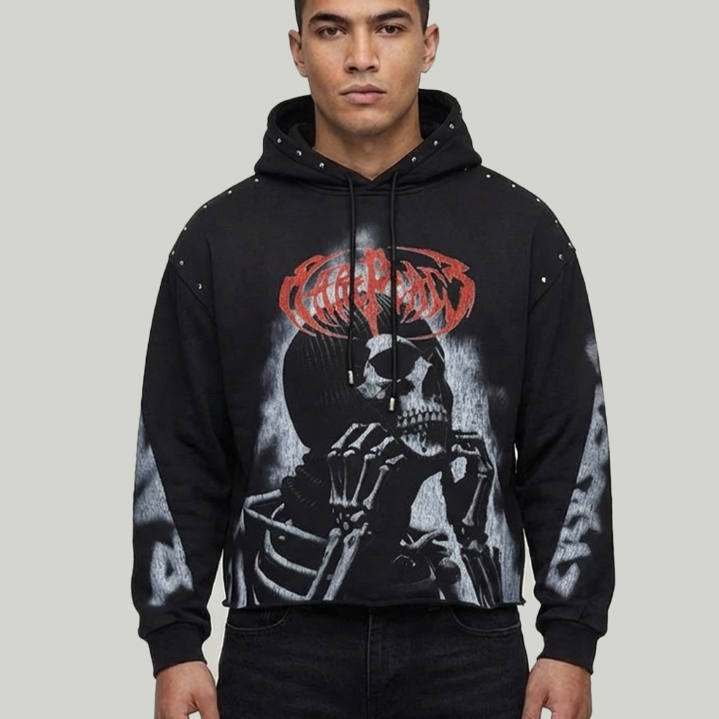 The end of the era hoodie RK5039 Black