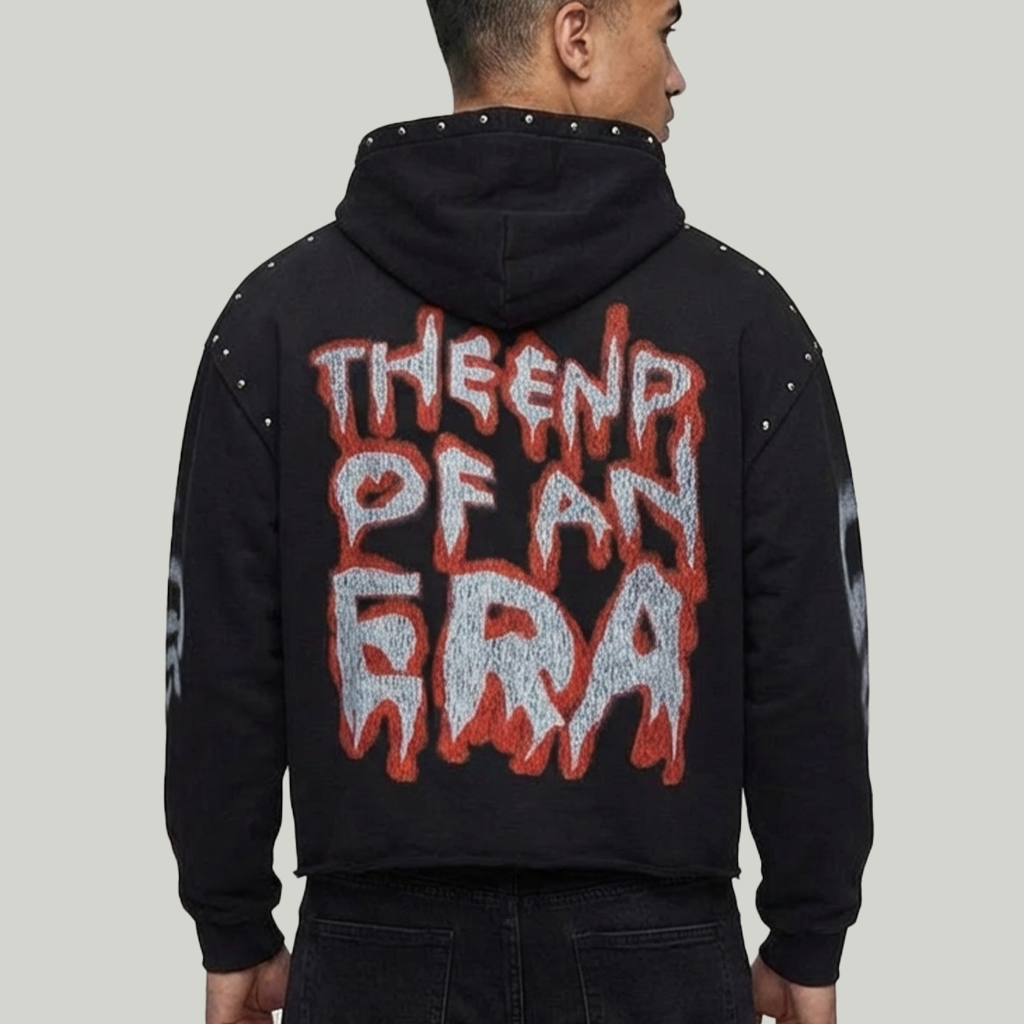 The end of the era hoodie RK5039 Black